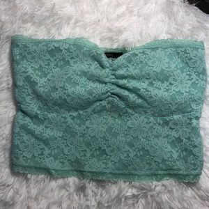 Sea Foam Strapless Bralette